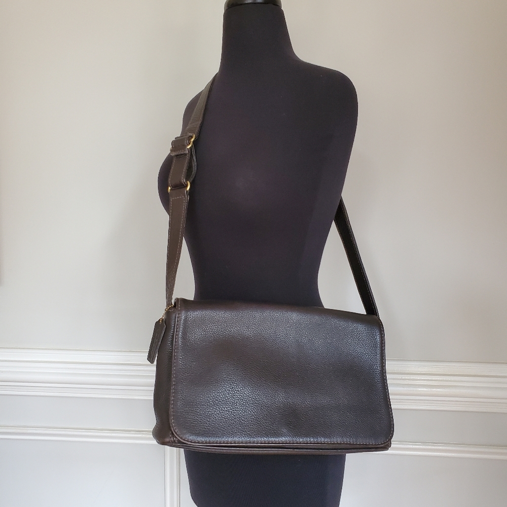 Vintage Coach Sonoma Pebble Leather Crossbody Handbag